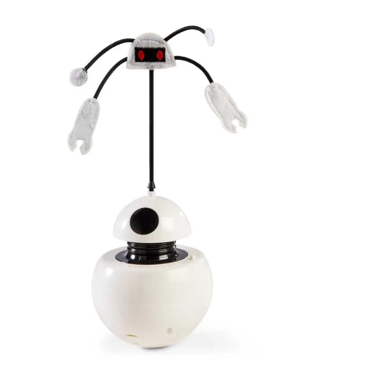 L&B KASSI MÄNGUASI GIZMOCAT SPINNY ROBOT LASERI JA HELIGA 8,5CM* - Tootepilt