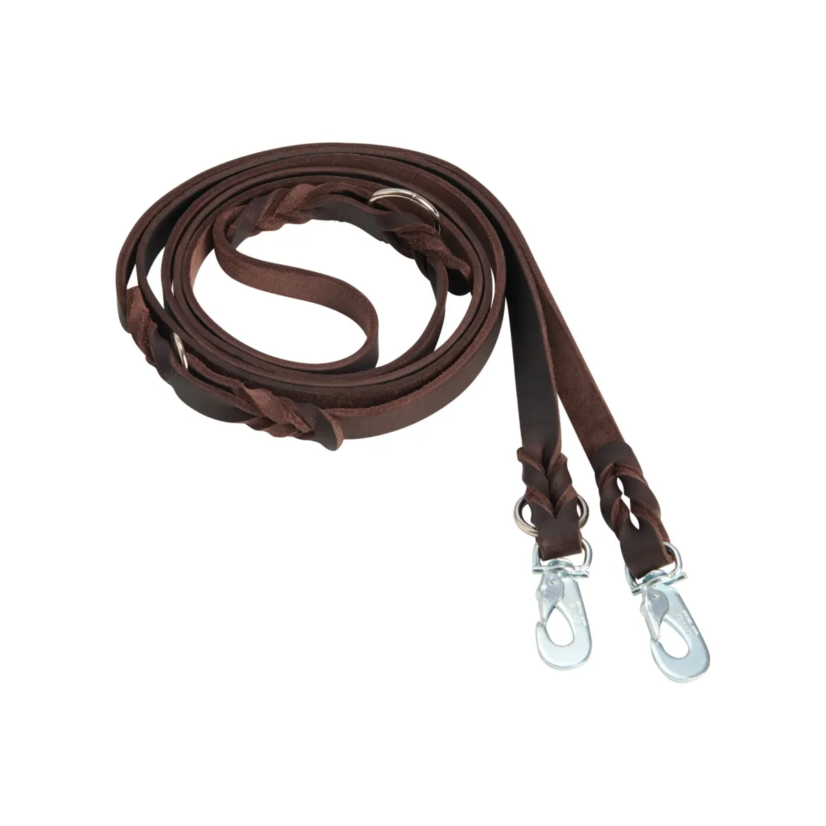 Feel nahast multifunktsionaalne jalutusrihm Braid, 1,8 x 300 cm, pruun - Tootepilt