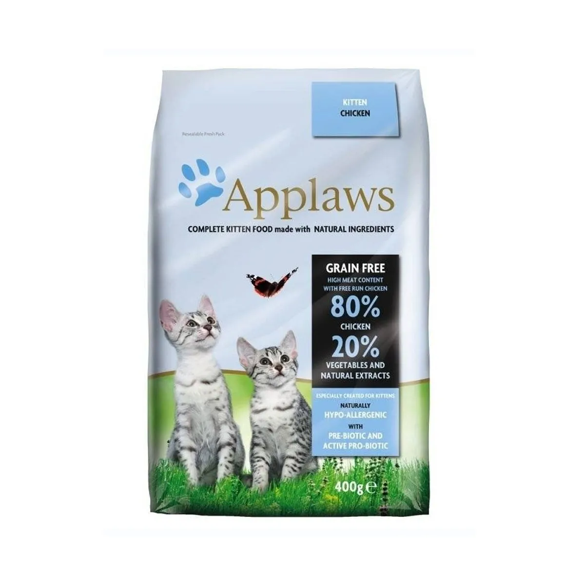 Applaws kuivtoit kassipoegadele, kanalihaga, 400 g - Tootepilt 1