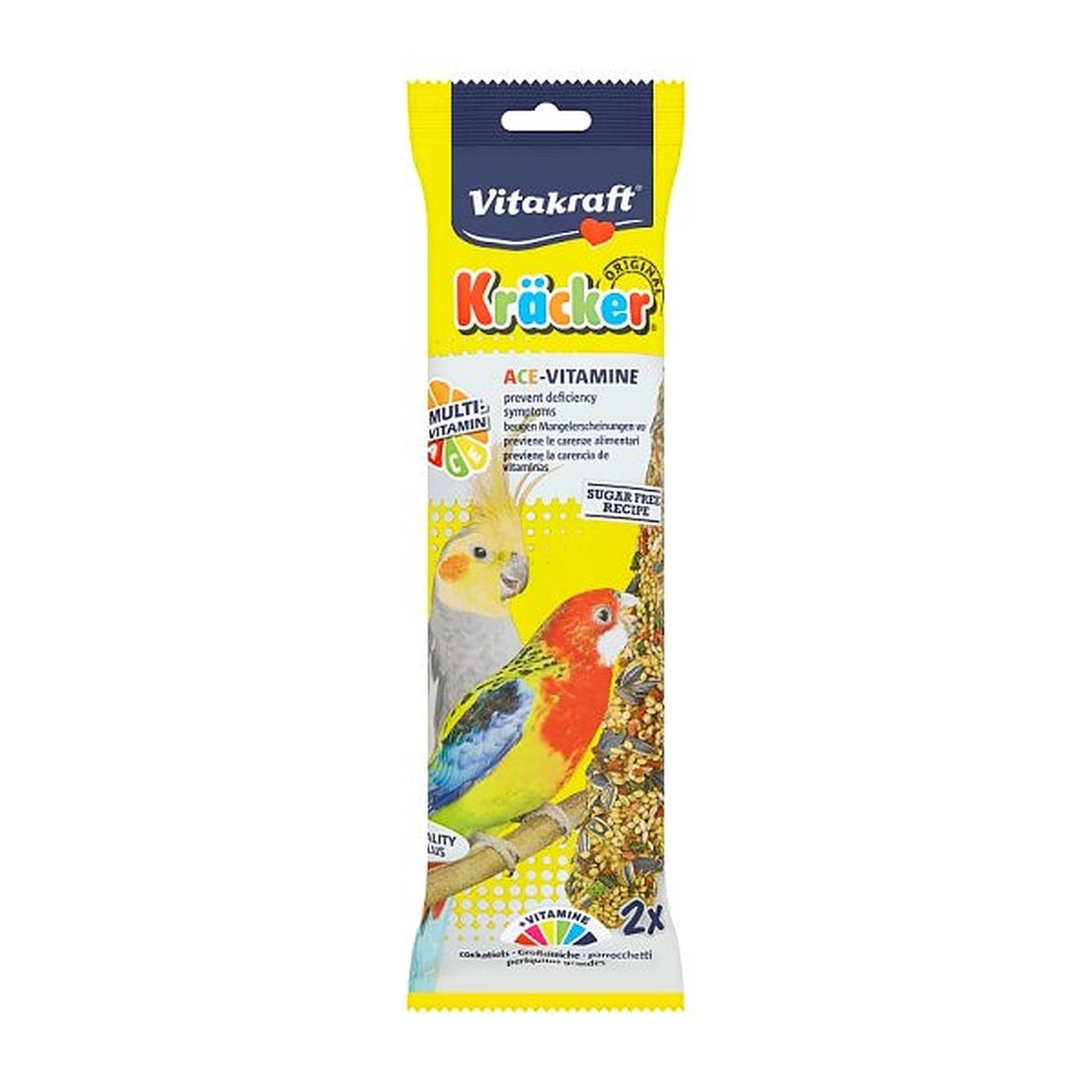 Vitakraft Kräcker Multivitamin papagoide maius, 2 tk - Tootepilt