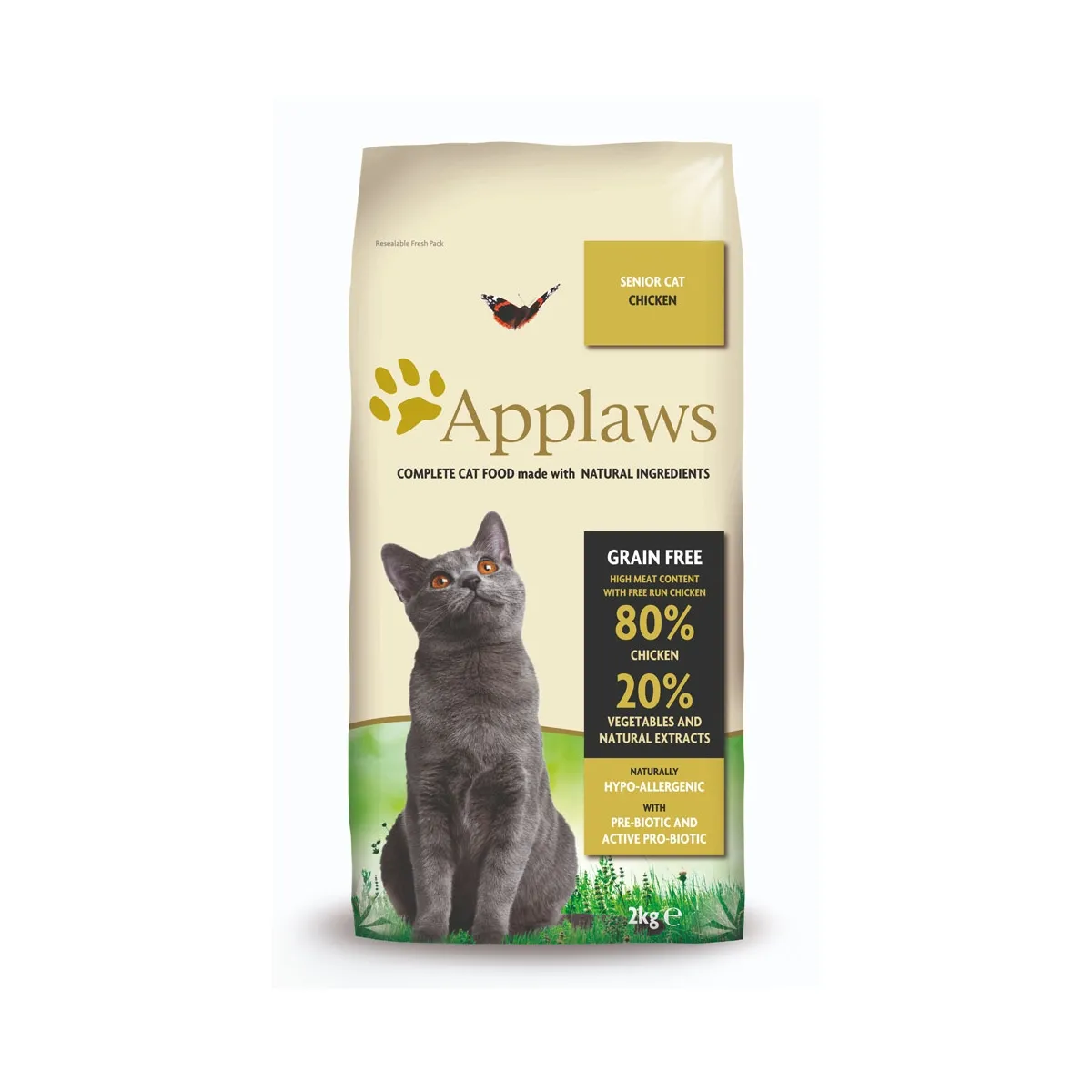 Applaws Senior kuivtoit kassidele, kanalihaga, 2 kg - Tootepilt 1