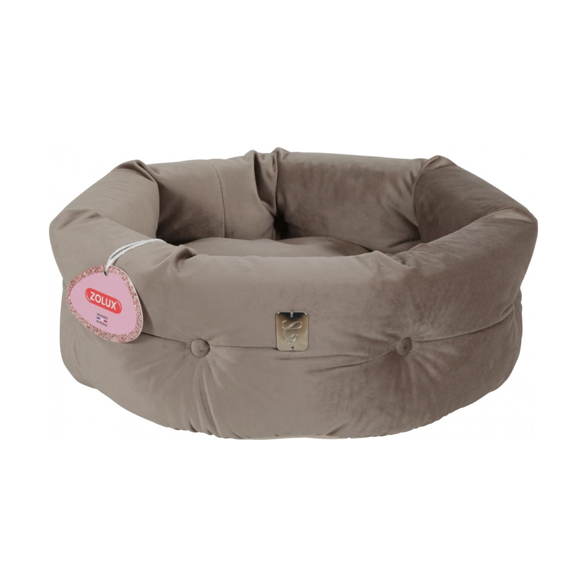 Zolux Chambord Chesterfield pesa kassile ja koerale, 41 cm, beež - Tootepilt