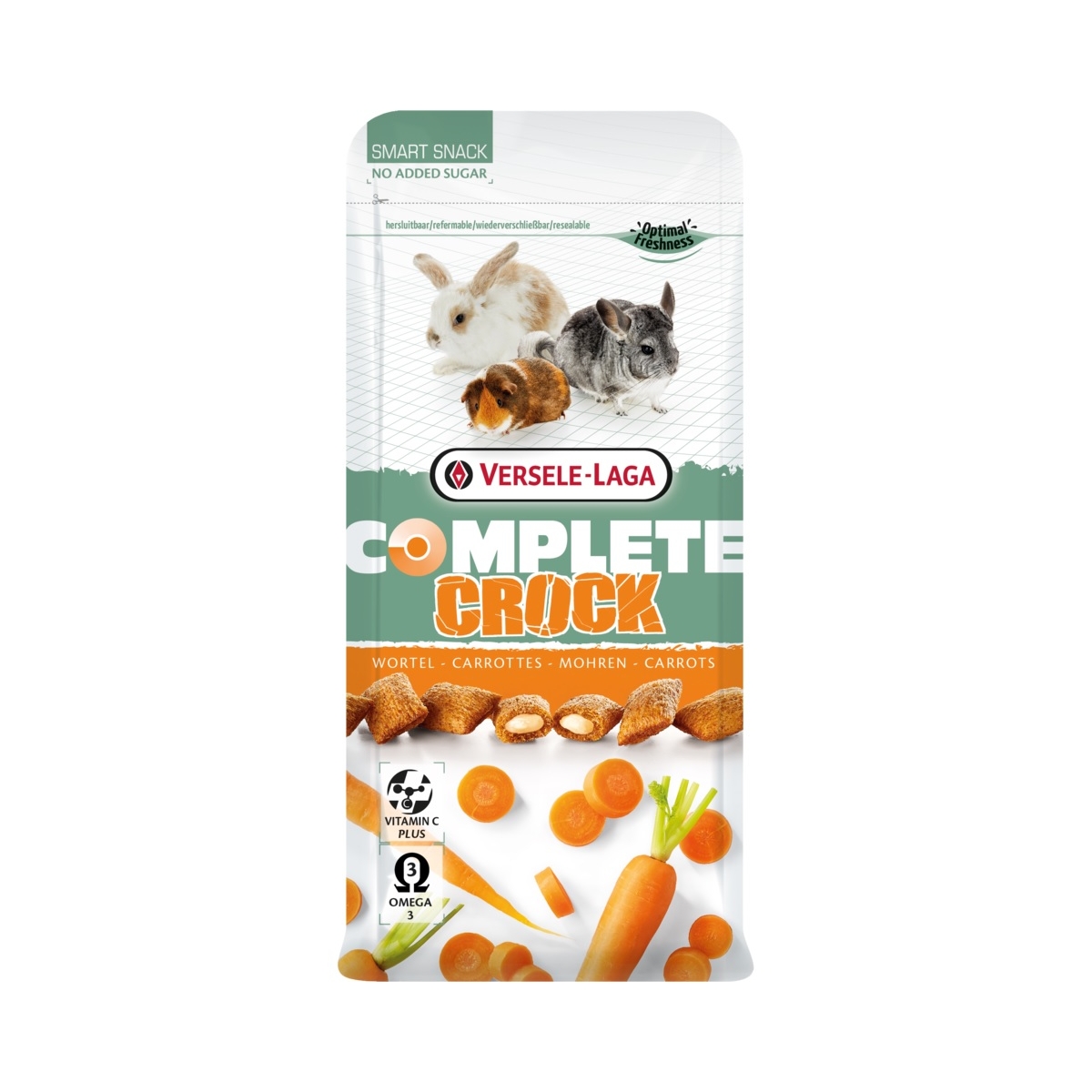 Versele-Laga Crock Complete väikelooma maius porgandiga 50 g - Tootepilt