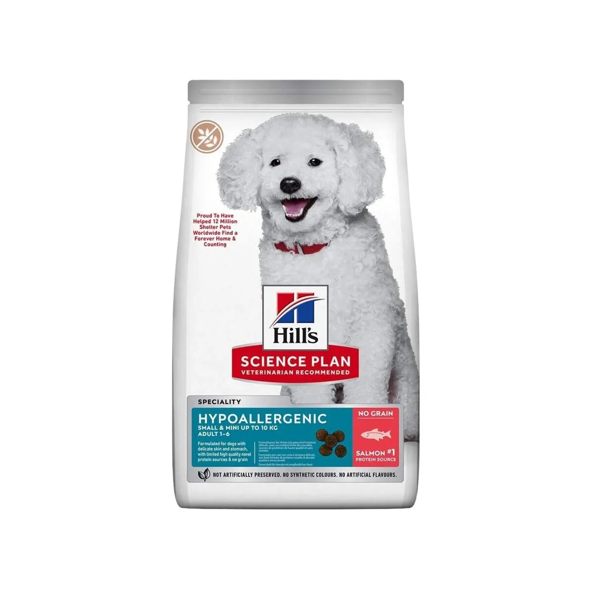 Hill's Hypoallergenic Small & Mini koera kuivtoit, lõhe 1,5kg - Tootepilt