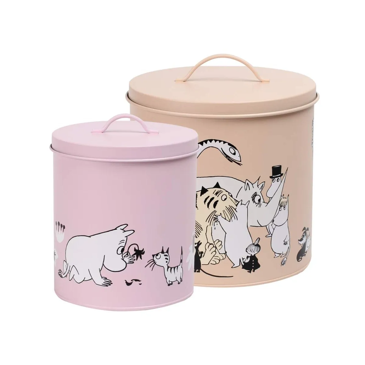 Moomin for Pets purkide komplekt 2 tk roosa/beež - Tootepilt