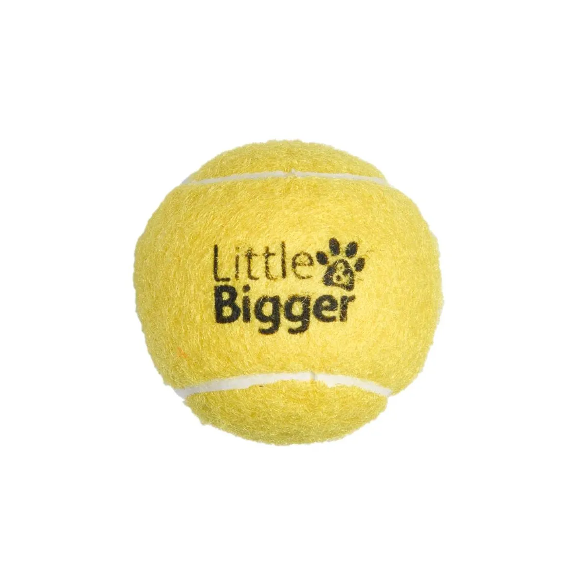 Little&Bigger Tennis koera mänguasi, piiksuv pall, kollane, S - Tootepilt 1