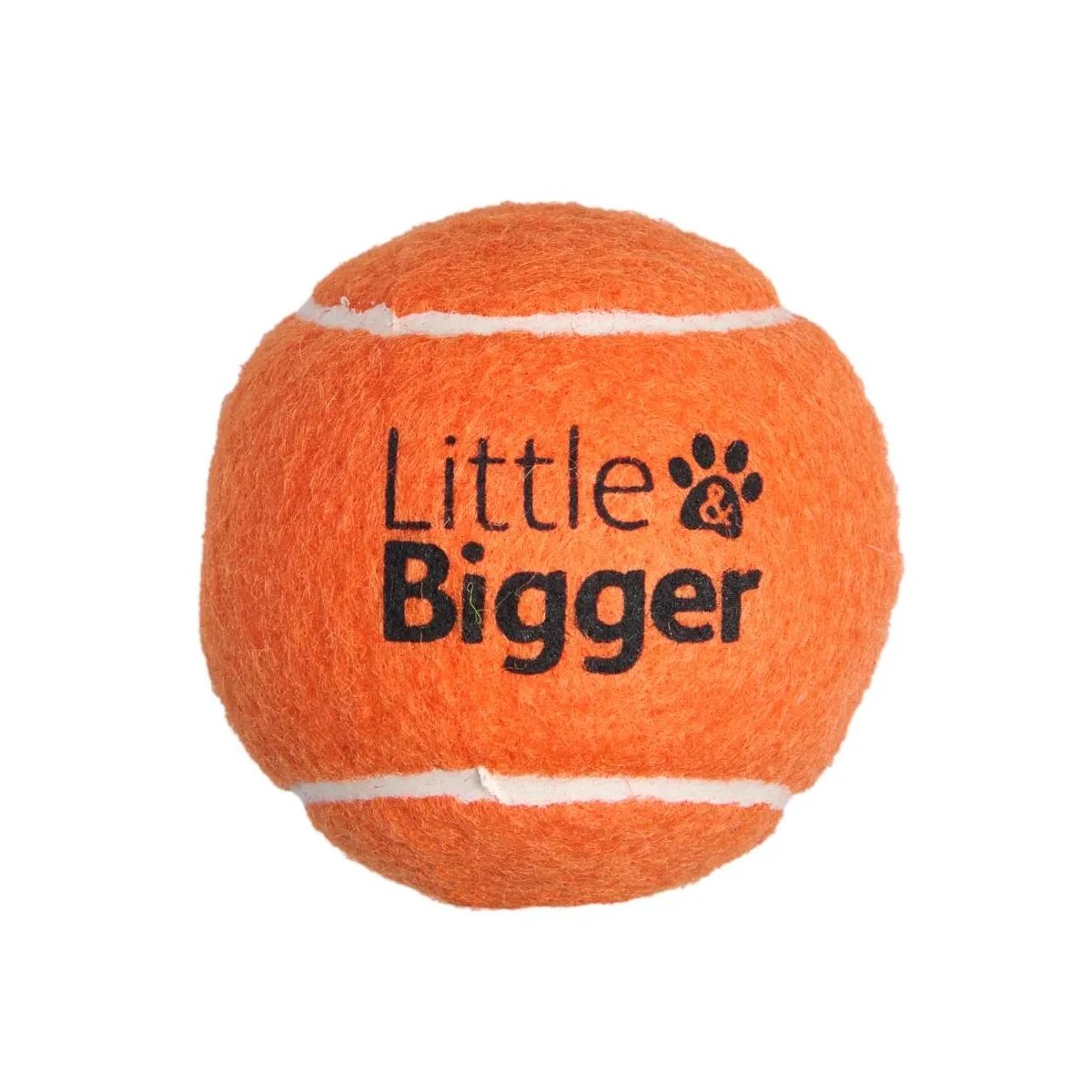 Little&Bigger Tennis koera mänguasi, piiksuv pall, oranž, M - Tootepilt
