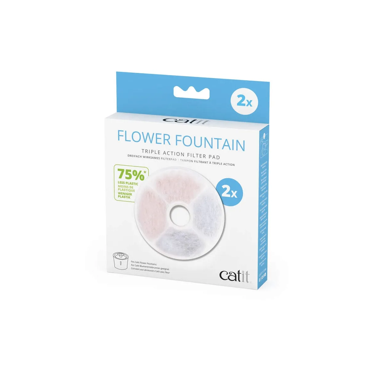 Catit Flower joogipurskkaevu filtrid, 2 tk - Tootepilt 1