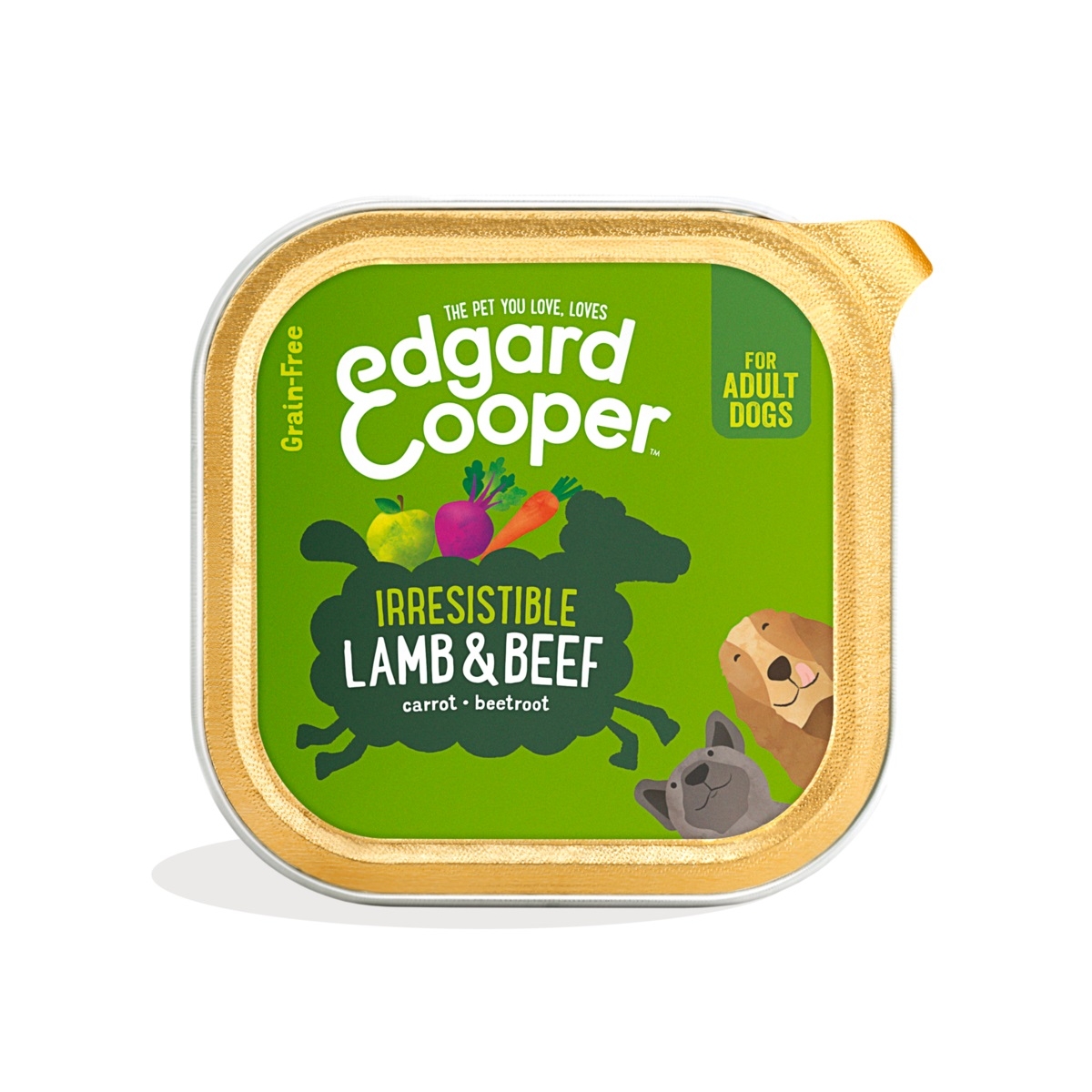 Edgard Cooper koerakonserv, lammas/veis, 300 g - Tootepilt 1