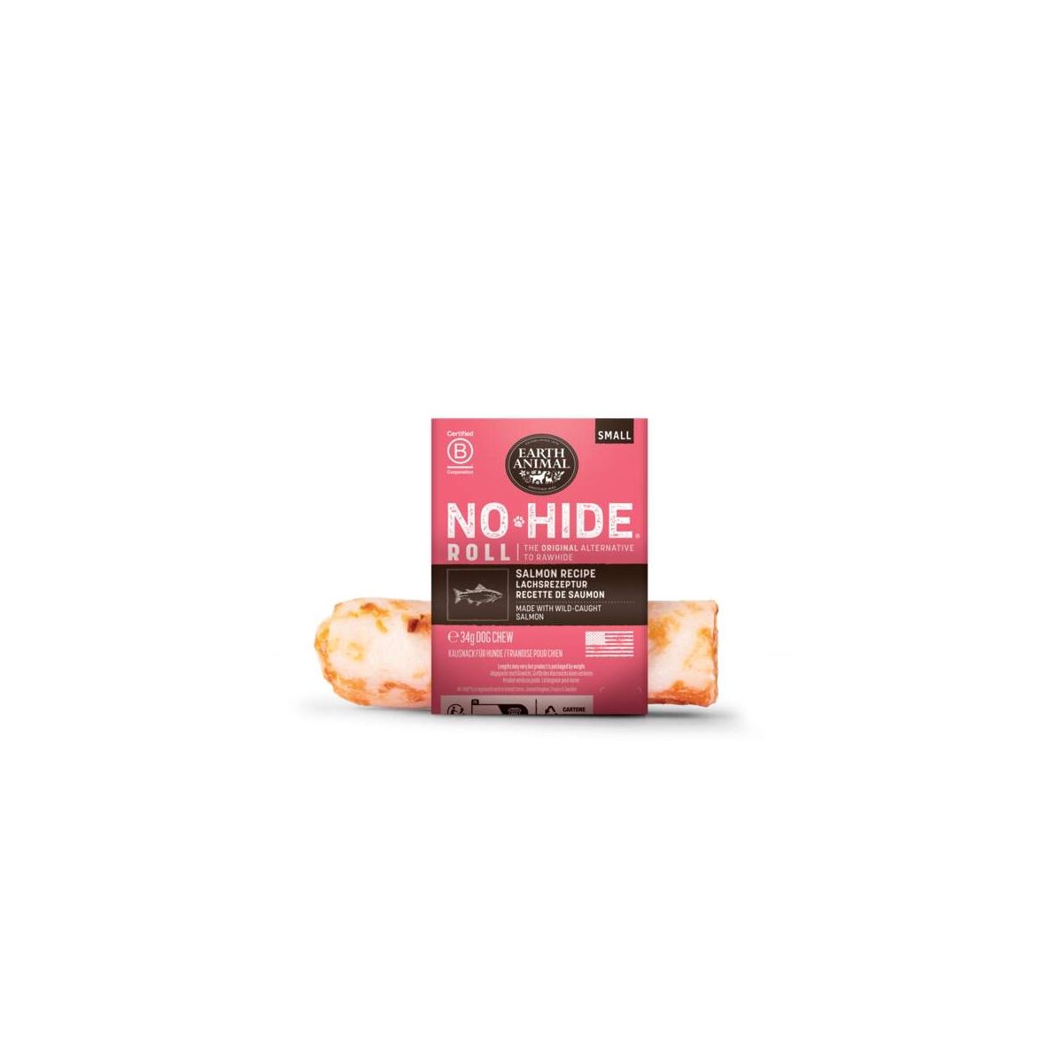No-Hide närimispulk koerale, lõhe, S - Tootepilt 1