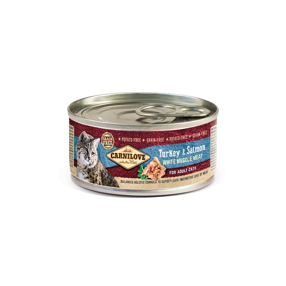 Carnilove kassikonserv, kalkun/lõhe, 100 g - Tootepilt 1