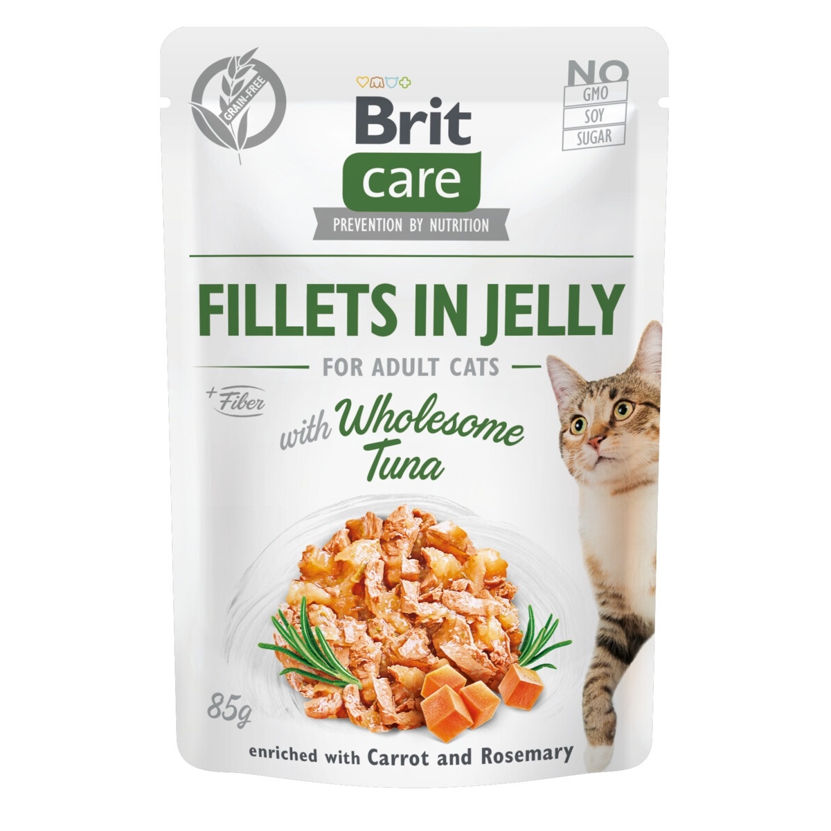 Brit Care einekotike kassile, tuunikala želees, 85 g - Tootepilt 1