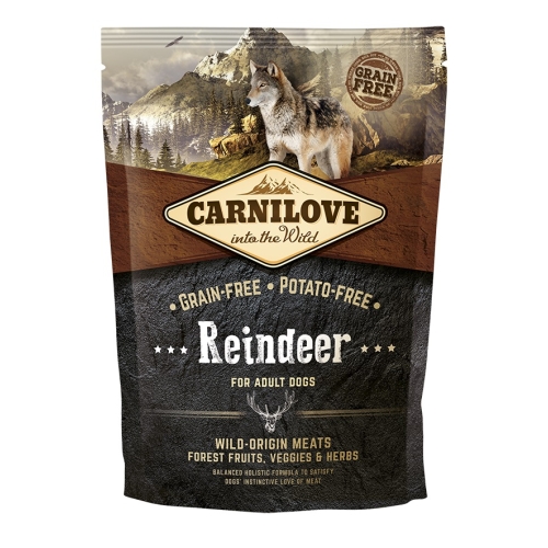 Carnilove kuivtoit koertele põhjapõdralihaga 1,5 kg