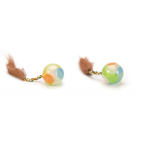 Beeztees helendav pall kassidele 4.5 x 18 cm, 2 tk
