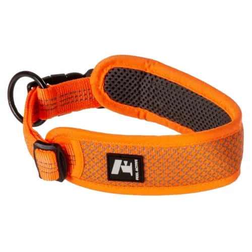 Feel Active koera kaelarihm helkuriga, 23-35 cm, oranž