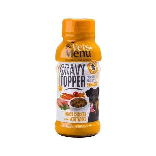 Vets Menu koera Gravy Topper kana ja köögiviljadega 250 ml
