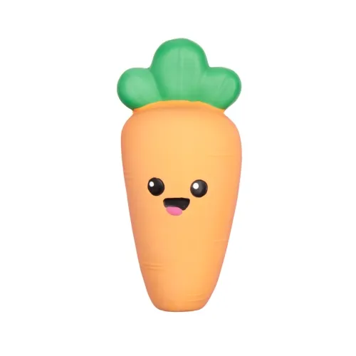 Little & Bigger koera mänguasi, Food Market lateksist porgand, 14,5 cm