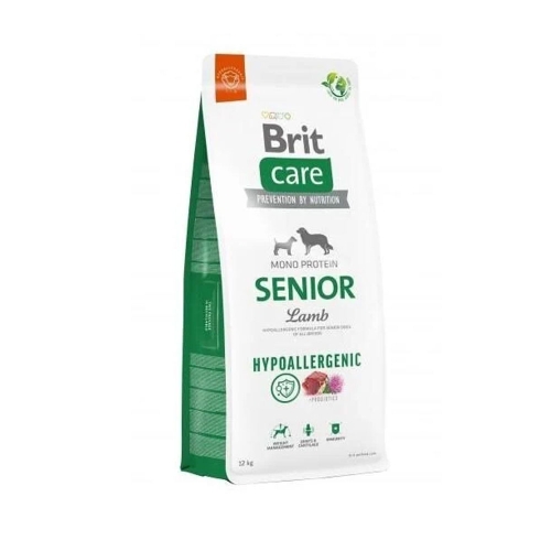 Brit Care kuivtoit eakatele koertele lambaliha ja riisiga 12 kg