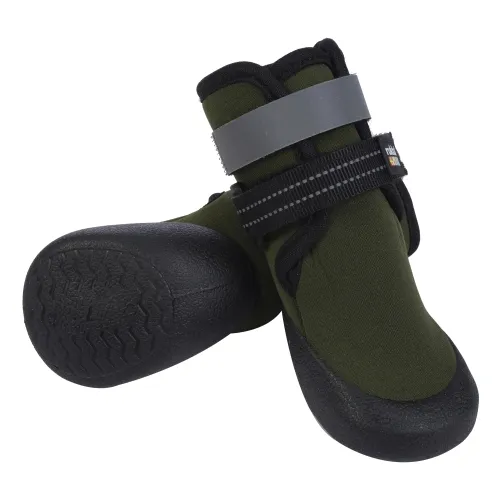 Rukka Trace koera saapad 2 tk, suurus 1, tumerohelised