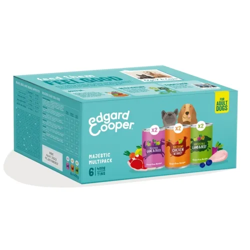 Edgard Cooper koera konservide multipakk, 6 x 400 g