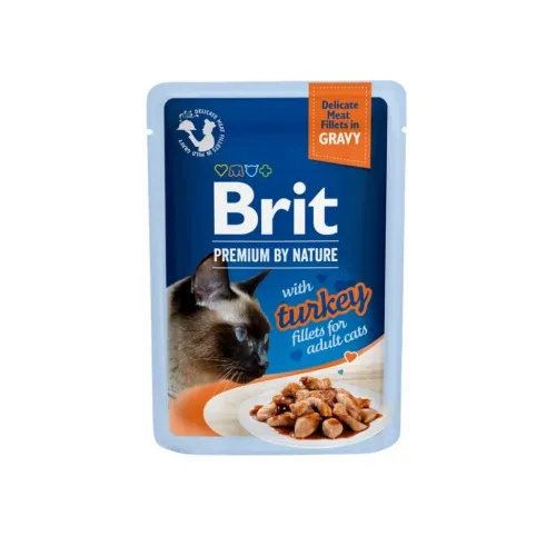 Brit Premium Delicate einekotike kassidele, kalkun kastmes 85 g