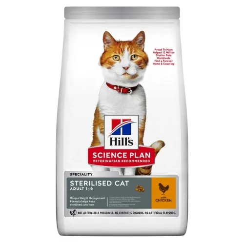 Hill's Science Plan Sterilized Young kassitoit kanalihaga 1,5kg