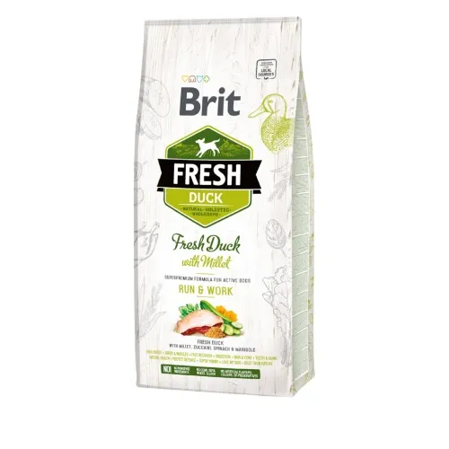 Brit Fresh Active Run & Work koera kuivtoit, part/hirss, 12 kg