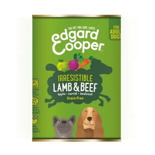 Edgard Cooper koerakonserv, lammas/veis, 400 g