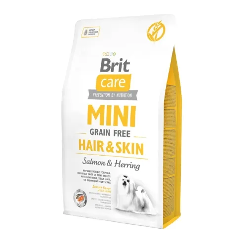 Brit Care Mini Hair & Skin koera kuivtoit, 2 kg