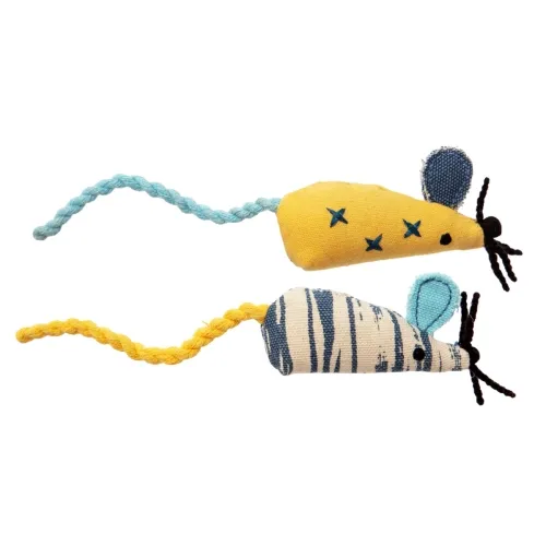 Gaia kassi mänguasi, hiired, 8 x 3 x 2 cm, 2 tk