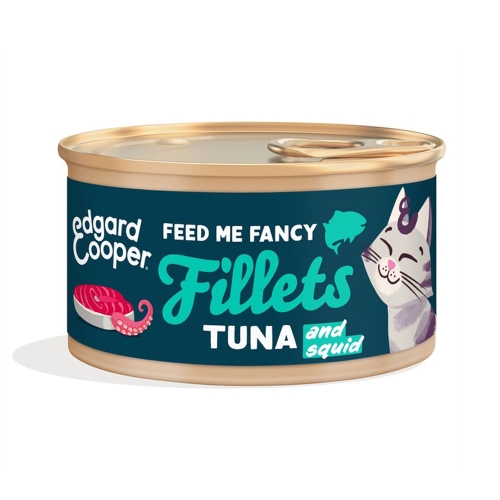Edgard Cooper konserv kassile tuunikala ja kalmaariga 70 g