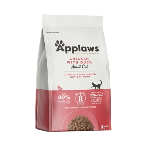 Applaws kuivtoit kassidele, kana- ja pardilihaga, 2 kg