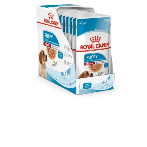 Royal Canin einekotike keskmist kasvu kutsikale, 10 x 140 g