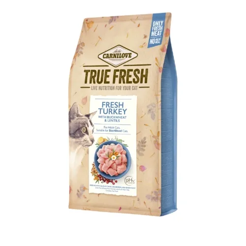 Carnilove True Fresh kassi kuivtoit, kalkun, 340 g