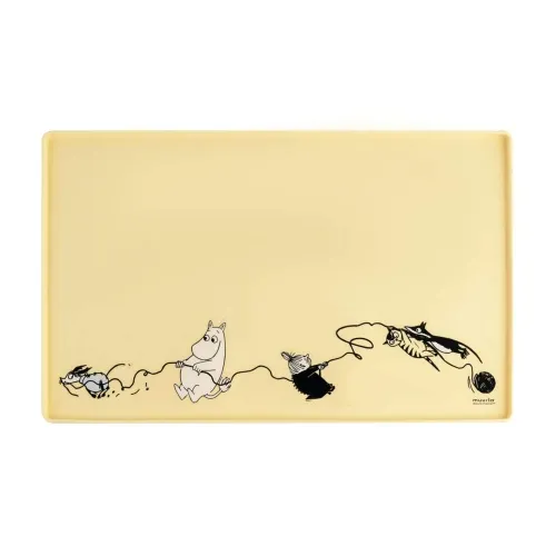 Moomin for Pets kausside alusmatt kollane 48x30 cm
