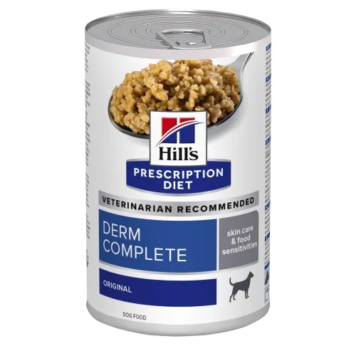 Hill's Prescription Diet Derm Complete konserv koerale 370 g