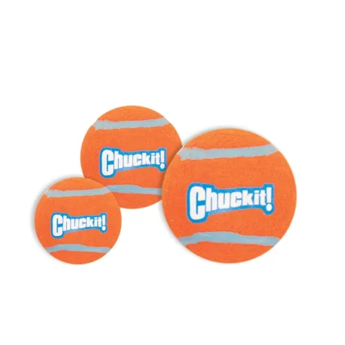 Chuckit tennisepallid koertele oranž/sinine S, komplektis 2 tk
