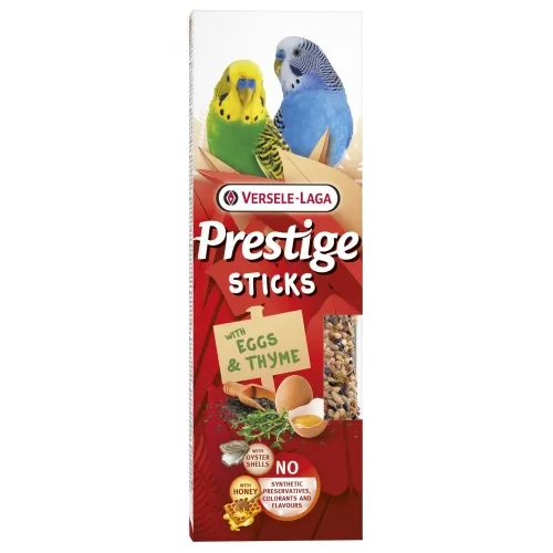 Versele-Laga Prestige maius väikestele papagoidele, muna/tüümian, 2tk