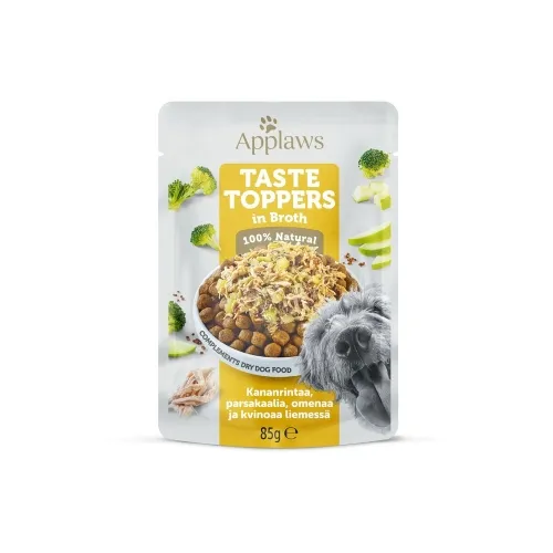 Applaws Taste Toppers einekotike koertele kana ja köögiviljadega, 85g