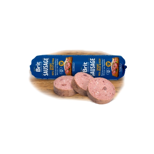 Brit Premium Sport koeravorst veiseliha ja kalaga 800 g
