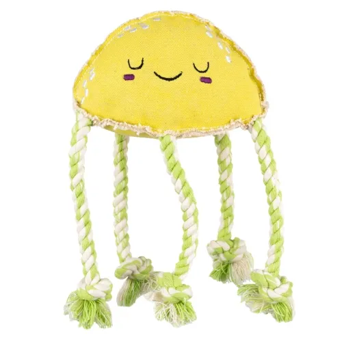 Gaia koera mänguasi, kaheksajalg, 21 x 17 cm, roheline