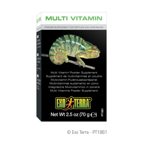 Exo Terra Multivitamin toidulisand roomajatele ja kahepaiksetele, 70 g