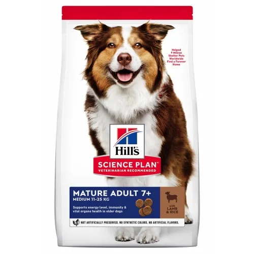 Hill's Science Plan Mature koeratoit lambaga keskmisele koerale 2,5kg
