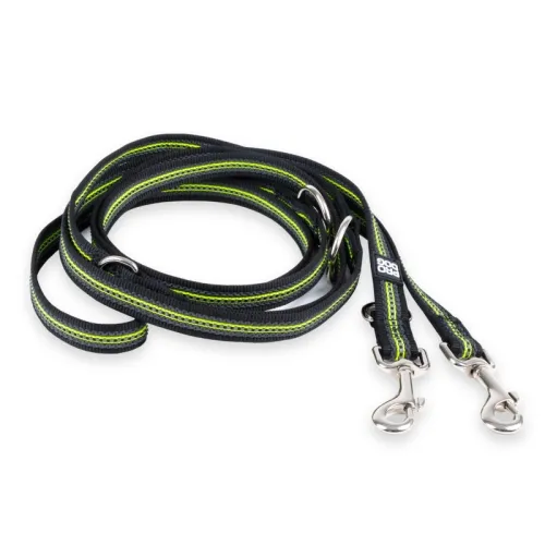 Pro Dog Multi koera jalutusrihm helkuriga, 2 x 300 cm, neoon