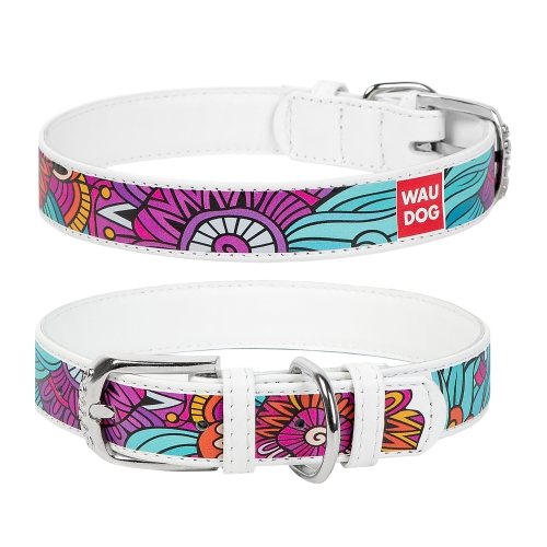 Collar Waudog Summer koera kaelarihm 12 mm 21-29 cm, valge