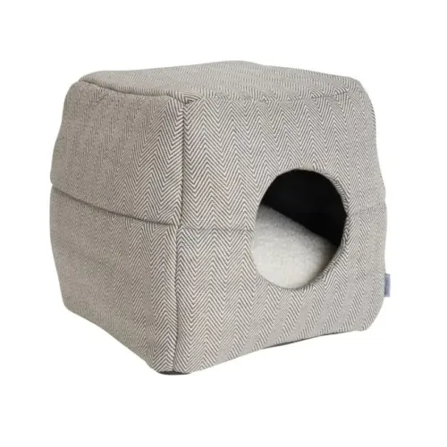 Resploot Collapsible kokkupandav kassimaja, hall/valge