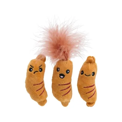 Little & Bigger BreakfastClub kassi mänguasi minivorstid, 3 tk