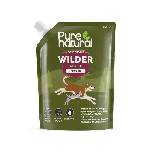 Purenatural Wilder puljong, põder, 350 ml