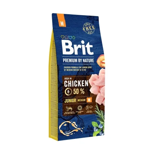 Brit Premium kuivtoit keskmist tõugu kutsikatele, 15 kg