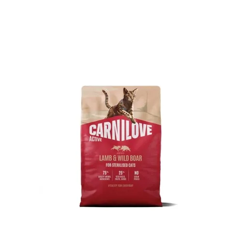 Carnilove Active kassi kuivtoit, lammas/metssiga, 2 kg